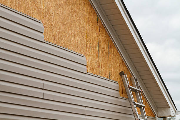 Professional Storm Damage Siding Repair technician working in Fountain, CO